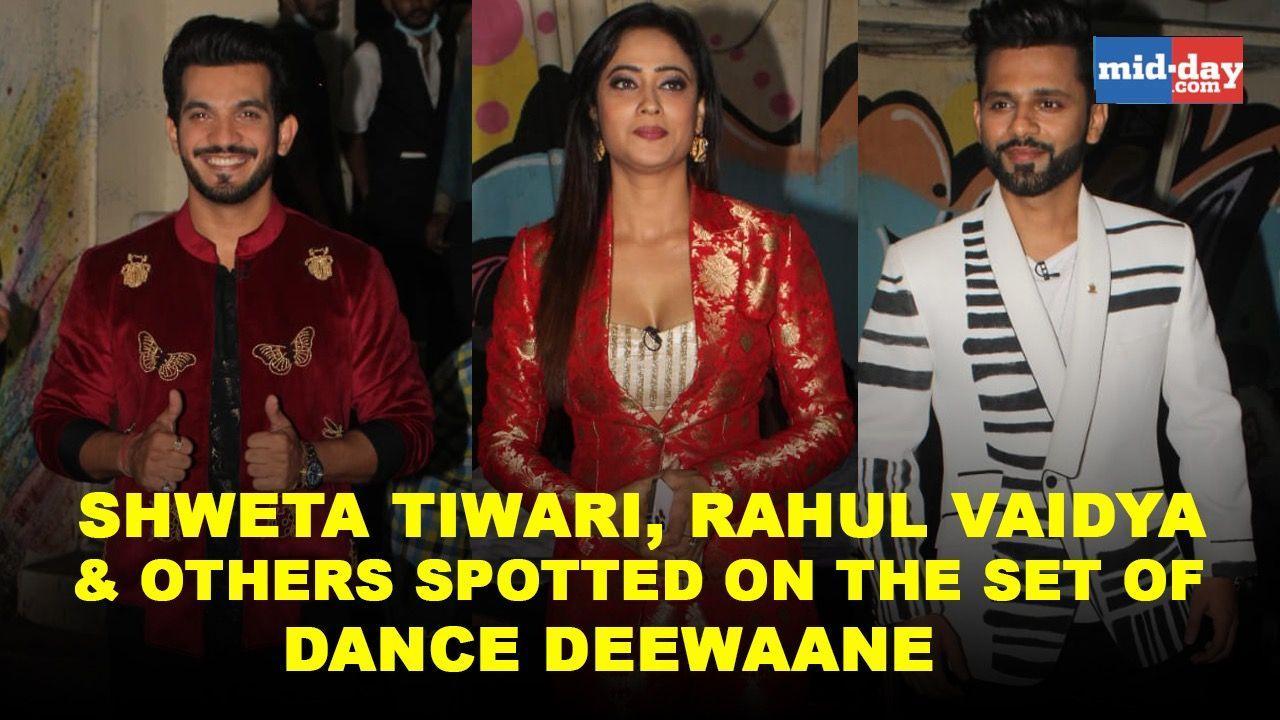 Shweta Tiwari, Rahul Vaidya and others spotted on the set of Dance Deewaane